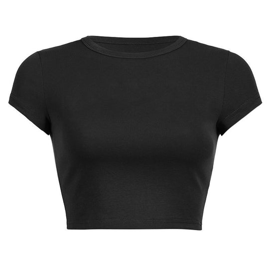 Damen Figurbetontes Crop-Top EB