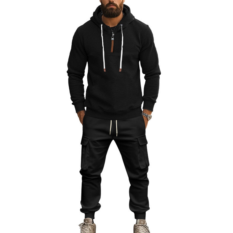Herren Hoodie und Cargo Jogginghose Set EB