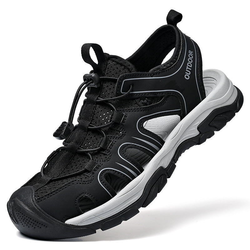 Damen Sportliche Outdoor-Sandalen mit verstellbarem Schnellschnürsystem und rutschfester Sohle EB