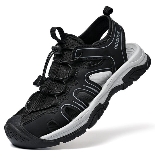 Damen Sportliche Outdoor-Sandalen mit verstellbarem Schnellschnürsystem und rutschfester Sohle EB