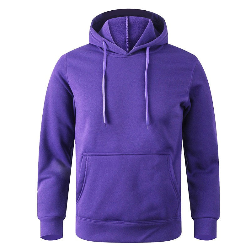 Unisex nan Heavyweight-Kapuzenpullover mit doppelt vernähter Kängurutasche, verstärkten Nähten und weichem Fleece-Innenfutter EB