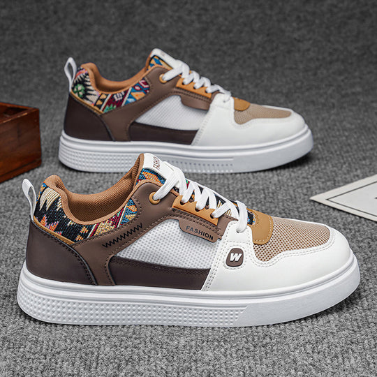 Damen Sportliche Sneakers mit modischem Ethno-Design EB