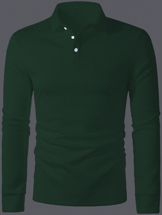 Herren Langarm Polohemd EB