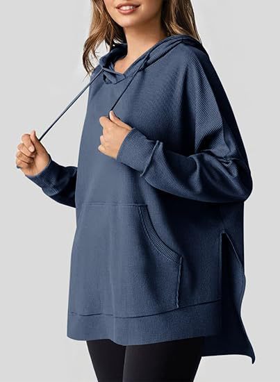 Damen Oversized Kapuzenpullover EB