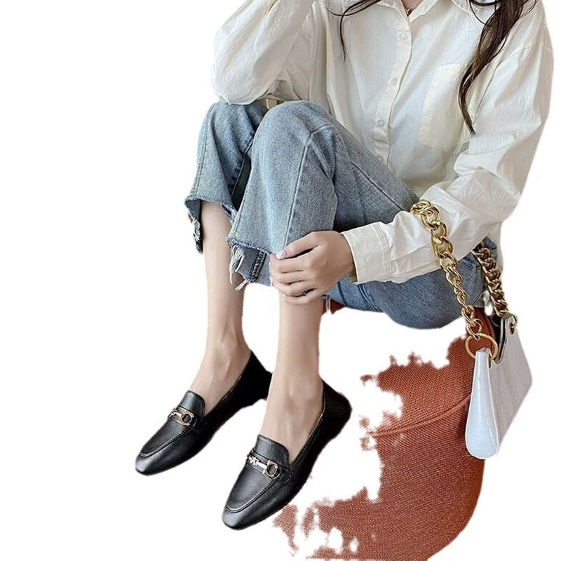 Damen Mokassins mit eleganter Kette EB