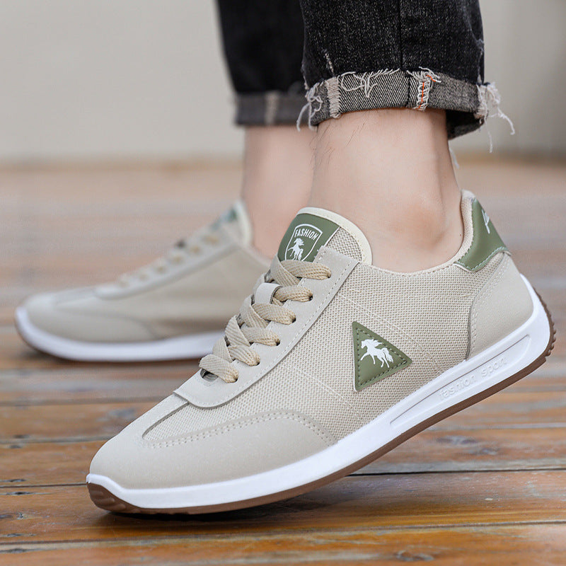 Damen Sportliche Sneakers mit atmungsaktiver Obermaterialstruktur und flexiblem Sohlendesign EB