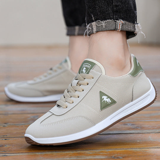 Damen Sportliche Sneakers mit atmungsaktiver Obermaterialstruktur und flexiblem Sohlendesign EB