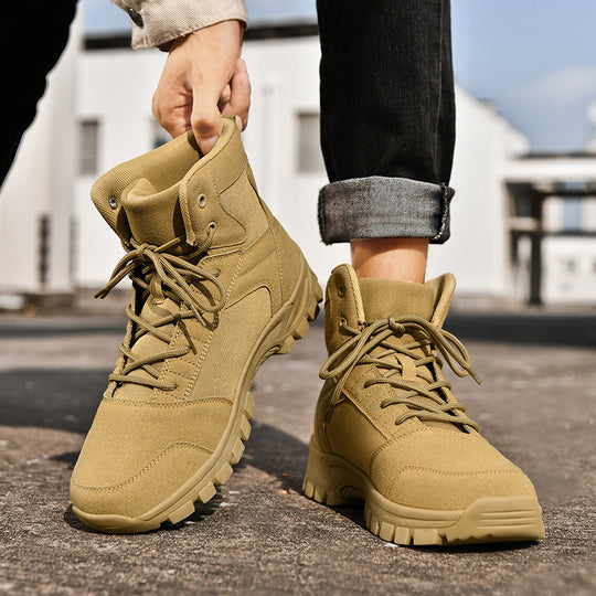 Damen Hohe Outdoor-Wanderstiefel mit rutschfester Sohle und atmungsaktivem Futter EB