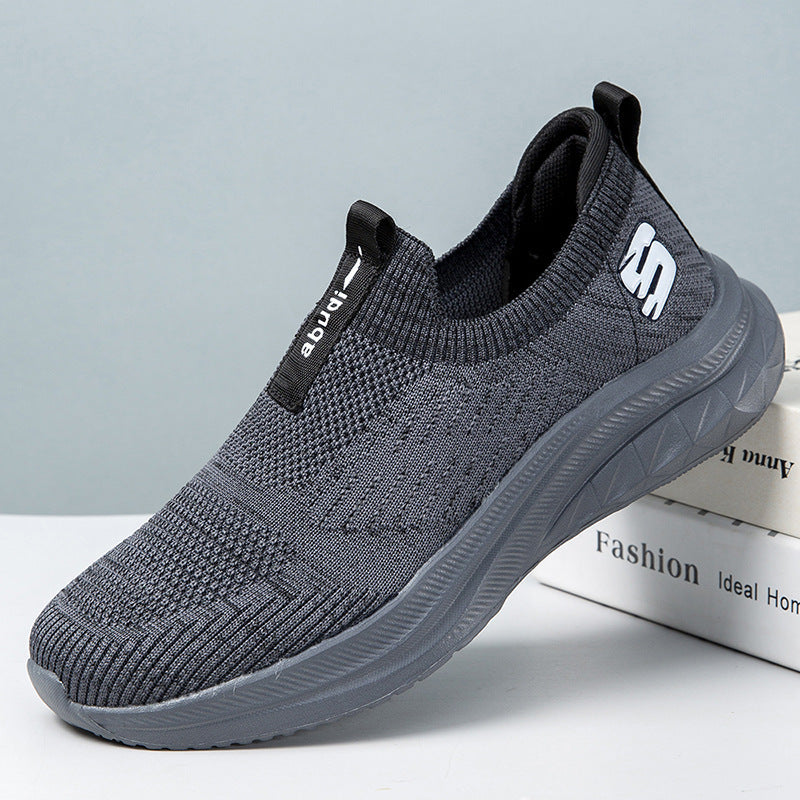 Damen Bequeme Slip-On Sneakers mit atmungsaktivem Obermaterial und flexiblem Design EB