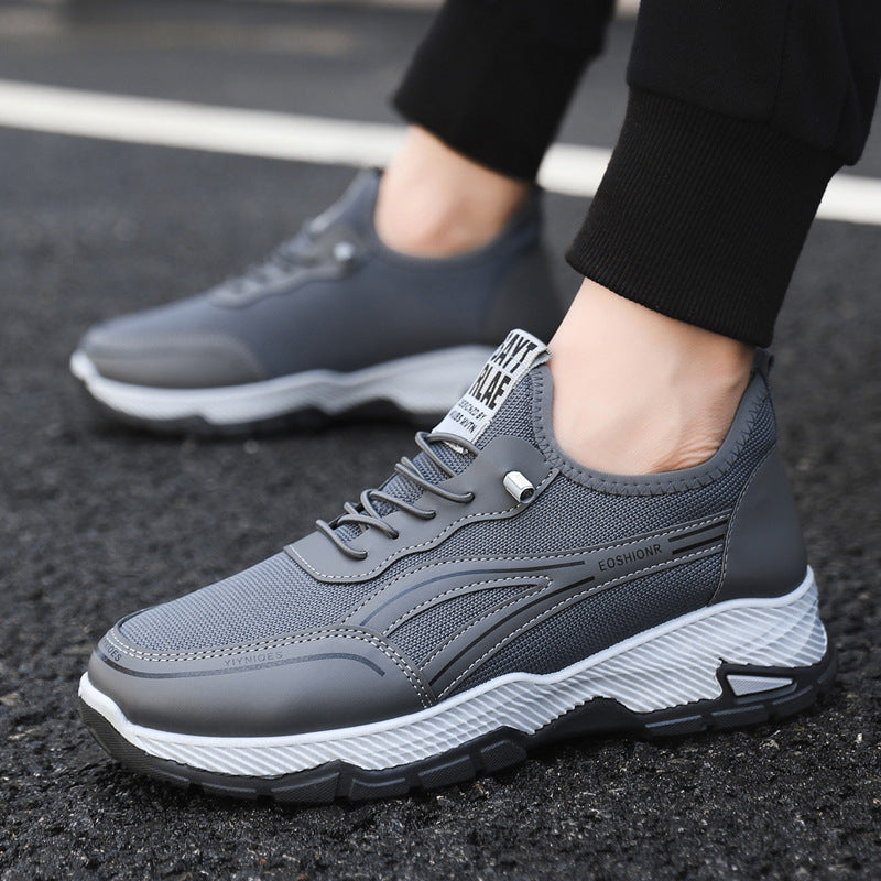 Damen Sportliche Leichtgewicht-Sneaker mit atmungsaktiver Mesh-Oberfläche und rutschfester Sohle EB