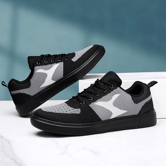 Damen Atmungsaktive Freizeit-Sneaker mit elastischen Schnürsenkeln EB