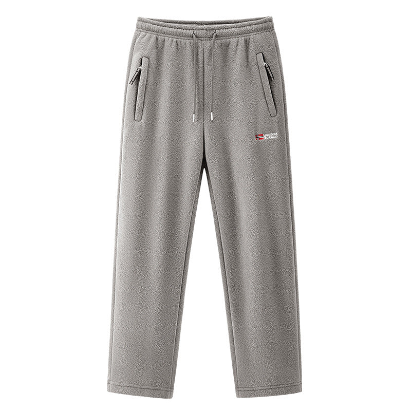 Herren Thermo-Fleece-Set mit Kapuzenjacke, Sherpa-gefüttert und elastischer Jogginghose EB