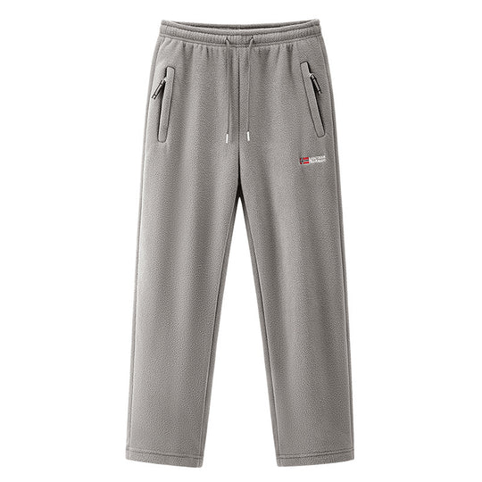 Herren Thermo-Fleece-Set mit Kapuzenjacke, Sherpa-gefüttert und elastischer Jogginghose EB
