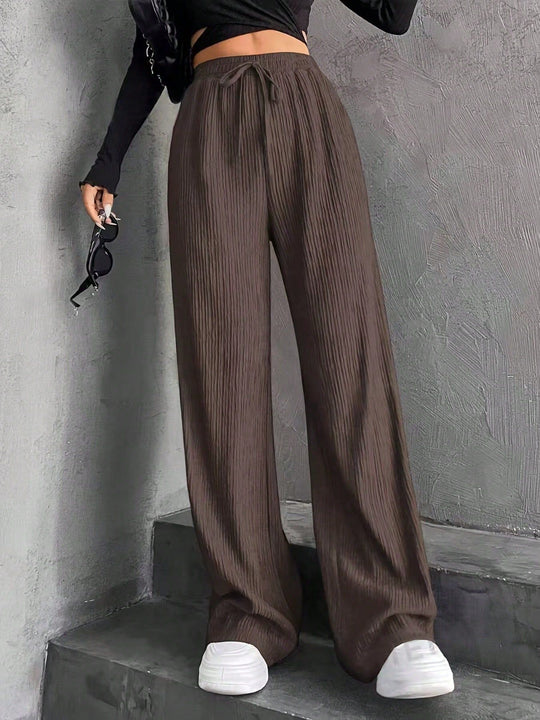 Damen weite Plisseehose EB
