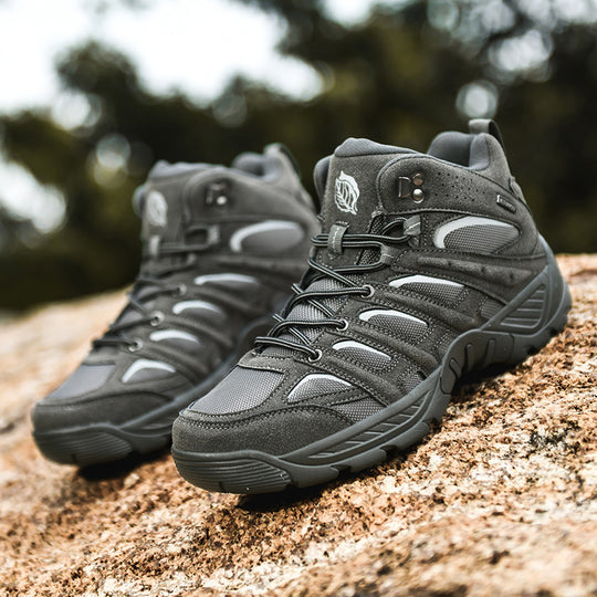 Damen Hochwertige Outdoor-Schnürboots mit wasserabweisendem Obermaterial und rutschfester Sohle EB