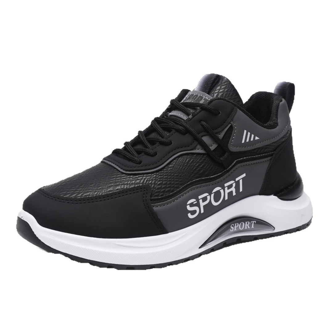 Herren Sportliche Sneakers mit stoßdämpfender Sohle und atmungsaktiver Oberflächenstruktur EB