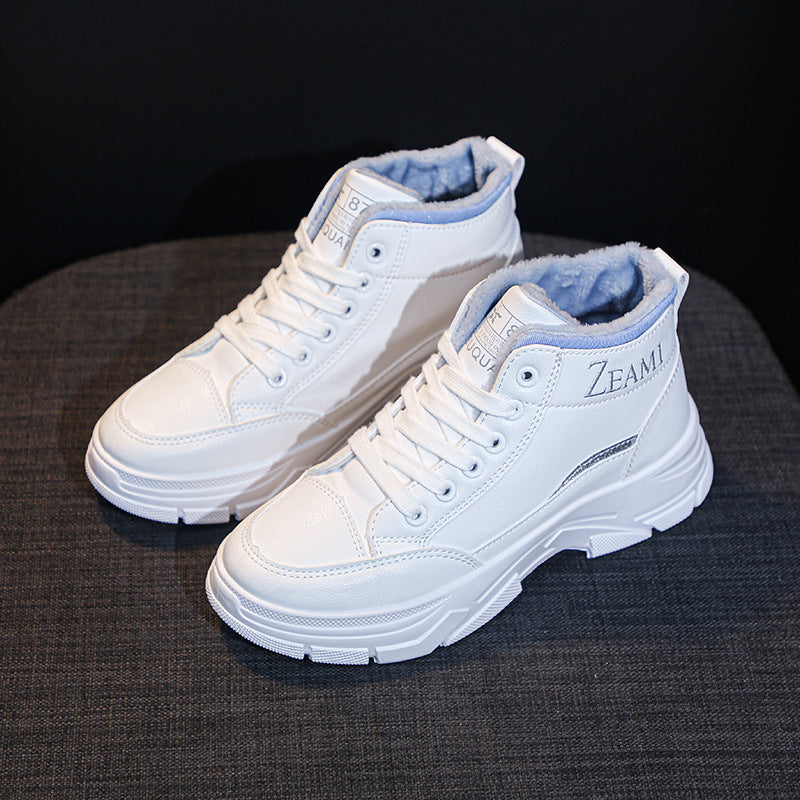 Damen High-Top Sneaker mit kuscheligem Innenfutter EB