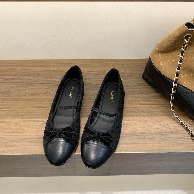 Damen Elegante Mary Jane Ballerinas mit modischem Riemchen und komfortablem Fußbett EB