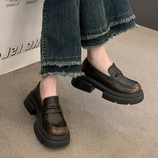 Damen Modische Loafers mit eleganter Profilsohle und komfortablem Fußbett EB