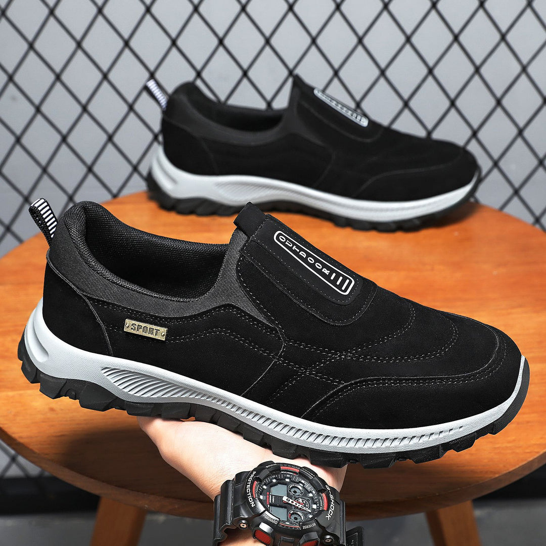 Damen Sportliche Slip-On Sneaker mit rutschfester Sohle EB