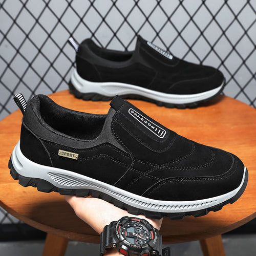 Damen Sportliche Slip-On Sneaker mit rutschfester Sohle EB