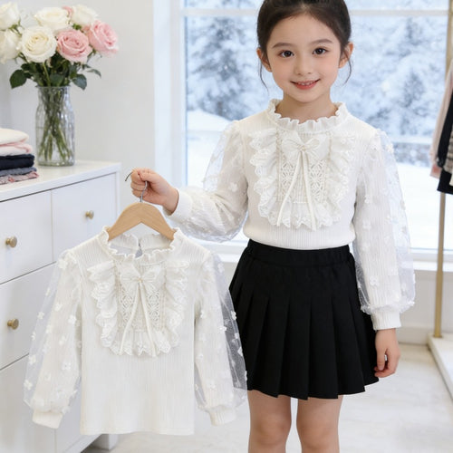Mädchen Festliche Bluse EB