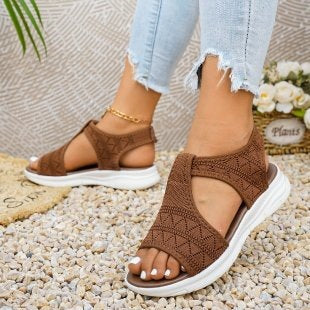 Damen Bequeme und atmungsaktive Freizeitsandalen EB