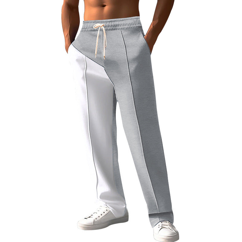 Herren Sportliche Jogginghose mit stylishen Kontraststreifen und elastischem Bund EB