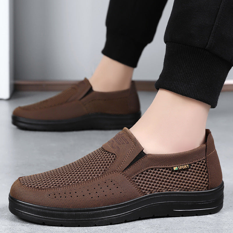 Damen Atmungsaktive Slip-On Freizeitschuhe mit rutschfester Sohle EB