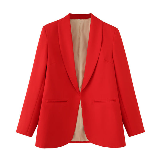 Damen eleganter Blazer mit einzigartigem Schnitt und Taschen EB