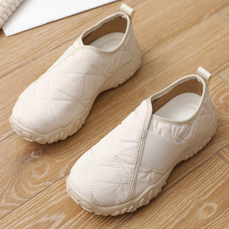Damen Bequeme Outdoor-Slipper mit strukturiertem Obermaterial und rutschfester Sohle EB