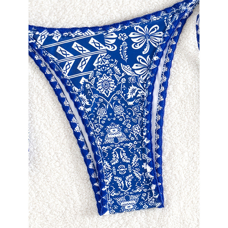 Damen Triangel-Bikini mit eleganten Bindebändern EB