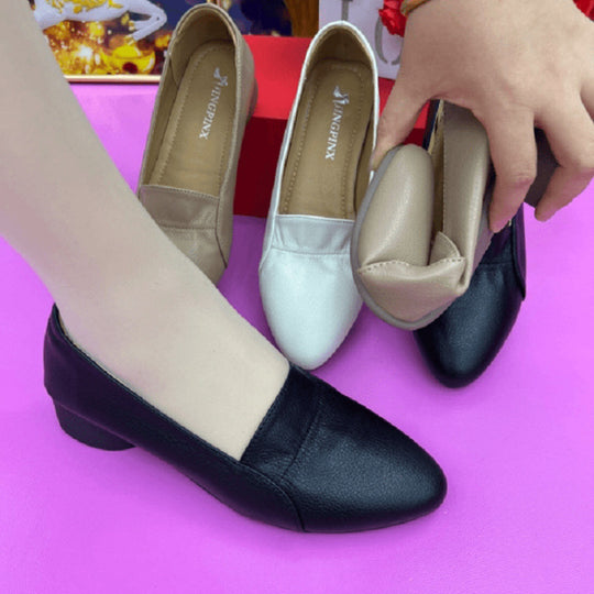 Damen Ballerinas mit elegantem Schnitt und bequemer Fußbettgestaltung EB