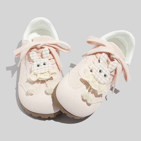 Damen Sneakers mit verspielt kreativem Hasenmotiv und bequemer Sohle EB