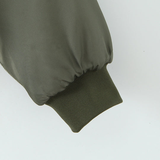 Damen lässige Bomberjacke mit praktischen Taschen EB