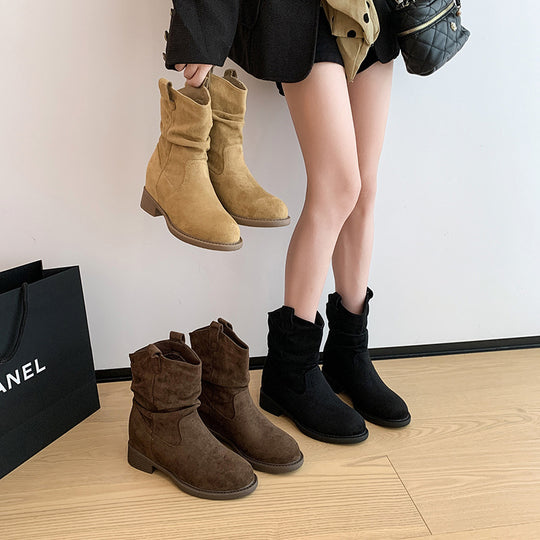 Damen Stiefeletten mit lässigem Schlupfdesign von EB