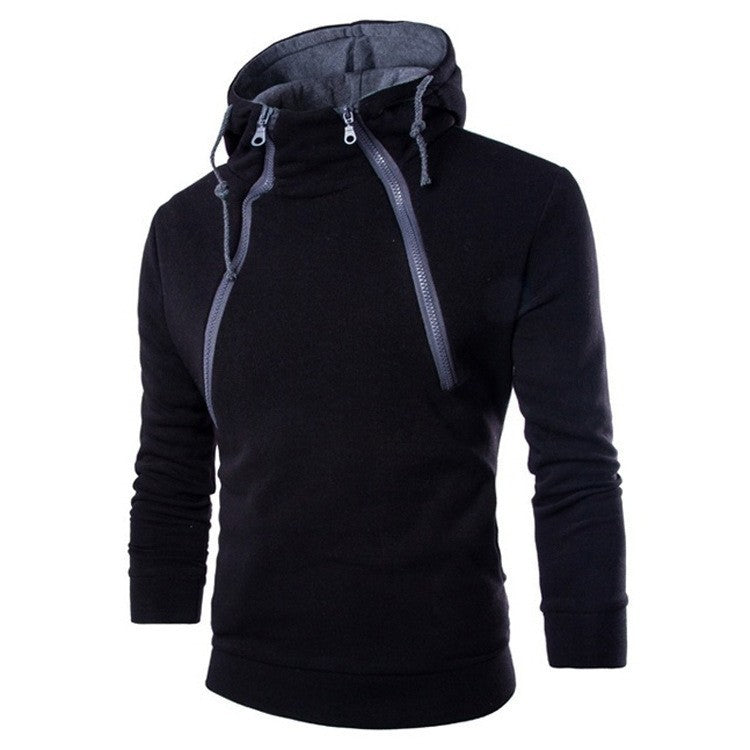 Herren moderne Kapuzenpullover mit praktischem Reißverschluss EB