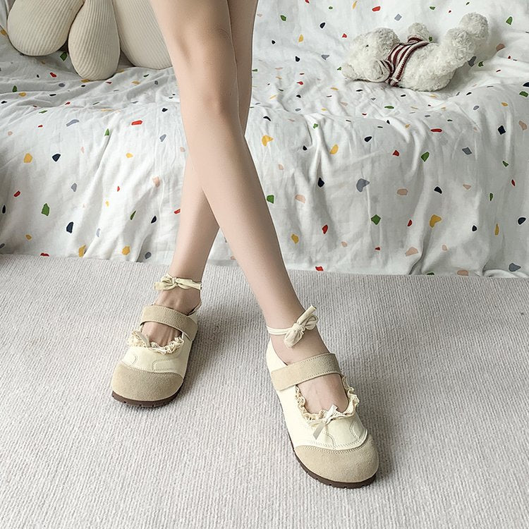 Damen elegante und komfortable Ballerinas mit verstellbarem Riemen EB