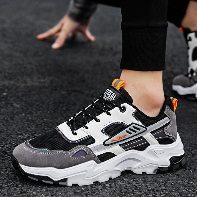 Damen Sportliche Sneakers mit atmungsaktiver Mesh-Oberfläche und dämpfender Sohle EB