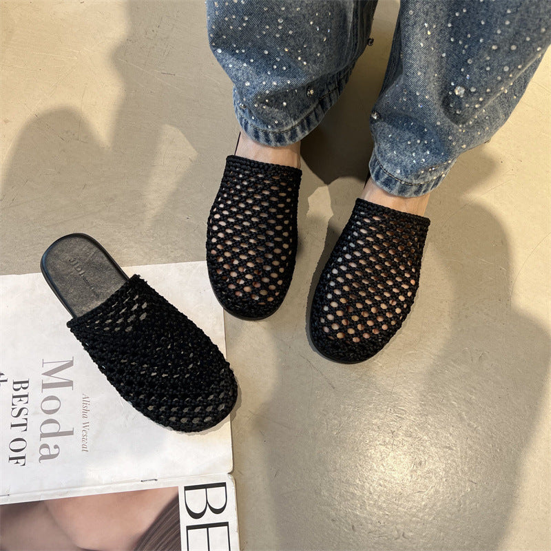 Damen bequeme Clogs mit offenem Fersenbereich und atmungsaktiver Struktur EB