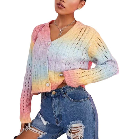 Damen kuschelige Strickjacke mit voluminösen Ärmeln und einzigartigem Zopfmuster EB