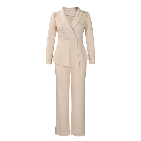 Damen Elegantes Blazer-Hosen-Set EB