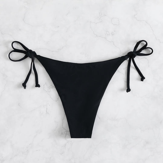 Damen Bikinislip mit verstellbaren Seitenbändern und hohem Beinausschnitt EB