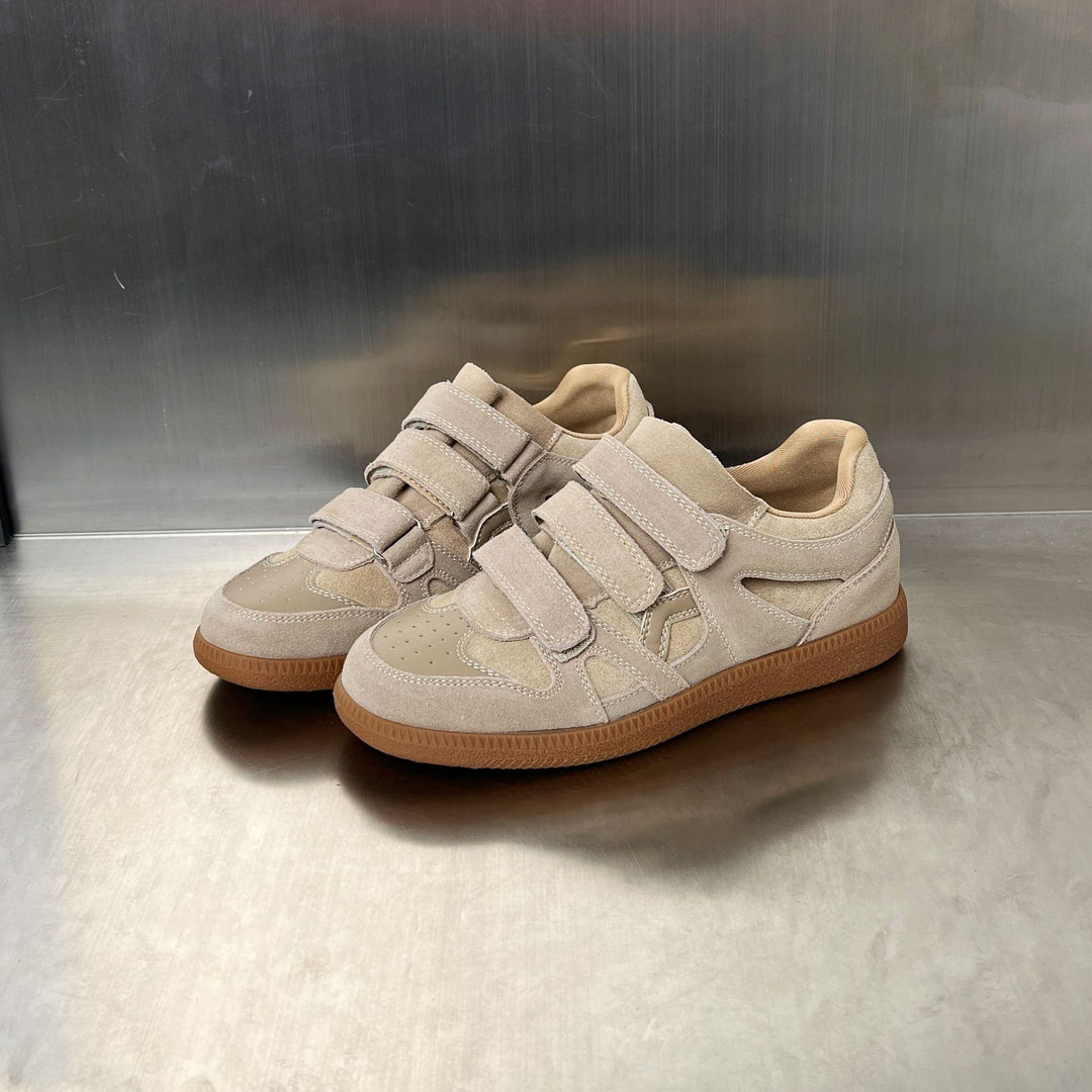 Damen Sneakers mit doppeltem Klettverschluss und weicher Schaumstoffdämpfung EB