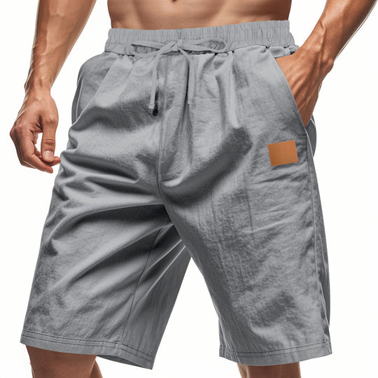 Herren lässige Shorts mit elastischem Bund und praktischen Taschen EB