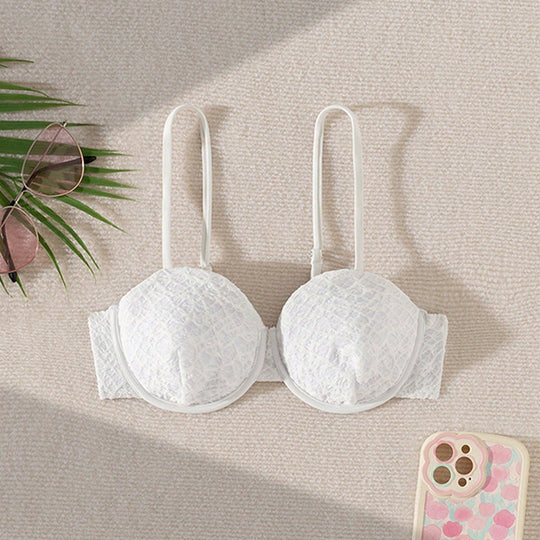 Damen Push-Up-BH mit raffiniertem Spitzenmuster EB