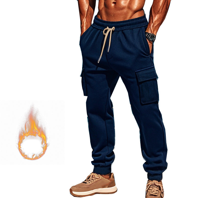 Herren Thermo-Cargo-Jogger mit Fleecefutter, tapered Schnitt & Mehrfachtaschen EB