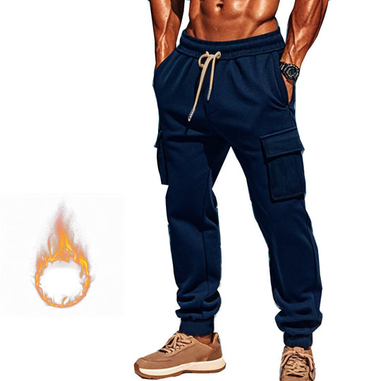 Herren Thermo-Cargo-Jogger mit Fleecefutter, tapered Schnitt & Mehrfachtaschen EB