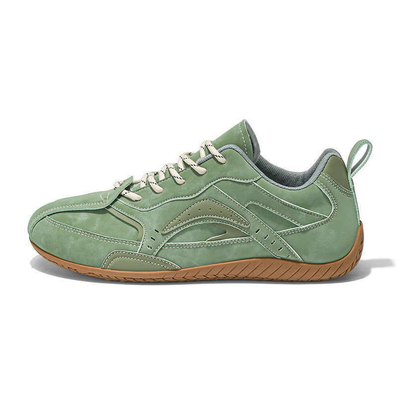 Unisex leichte Wildlederoptik Sneaker mit gepolstertem Komfortfußbett und griffiger Gumsohle EB