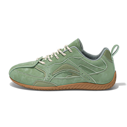Unisex leichte Wildlederoptik Sneaker mit gepolstertem Komfortfußbett und griffiger Gumsohle EB